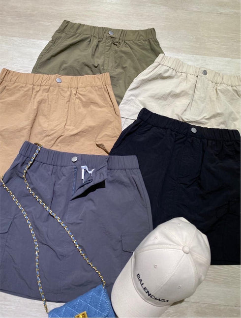 Cargo Side Pockets Mini Skort